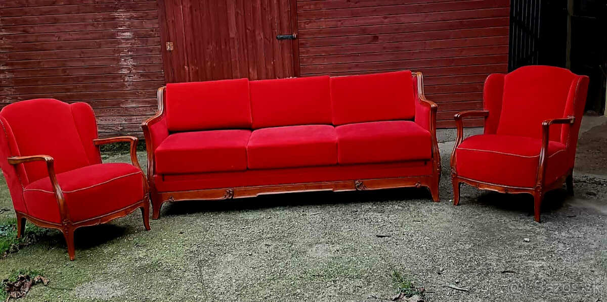 Starožitná sedacia súprava