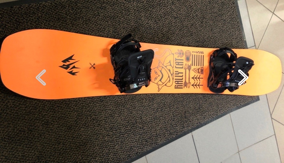 Snowboard Jones Rally Cat 158cm zanovny