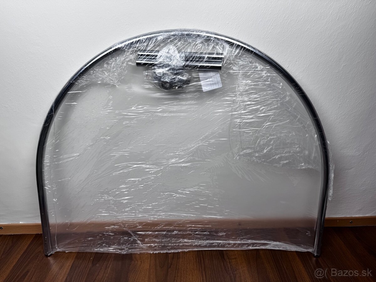 Prezliekacia kabínka, typ 800, 980 x 980 mm, chróm