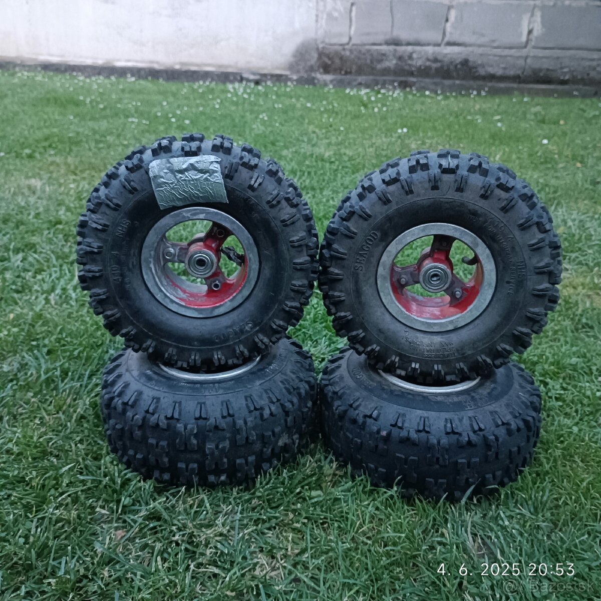 Kolesa na 50ccm štvorkolku