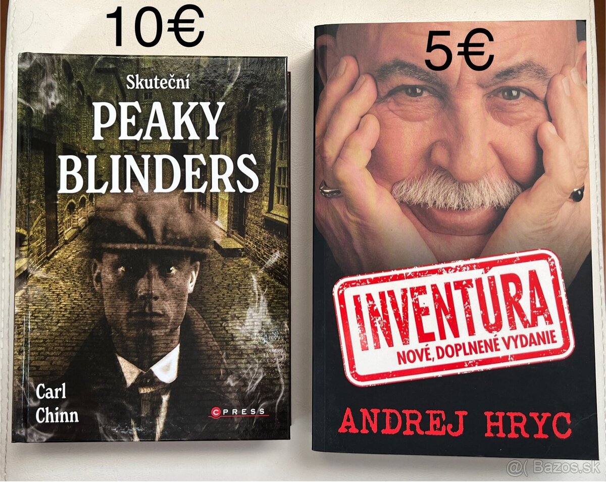 Knihy na predaj (rôzne žánre)