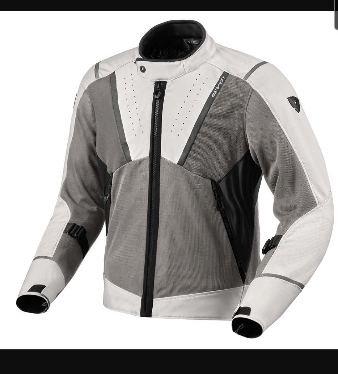 Letná Bunda na motocykel Revit Airwave 4 šedo-antracitová