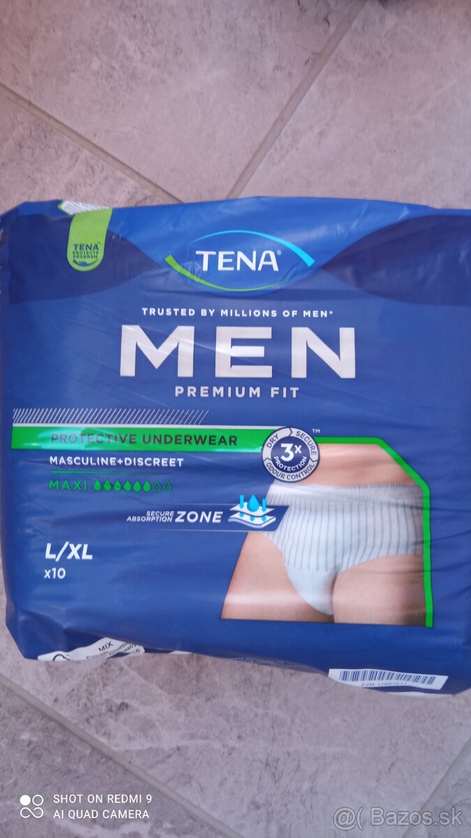 PLIENKOVÉ NOHAVIČKY TENA MEN