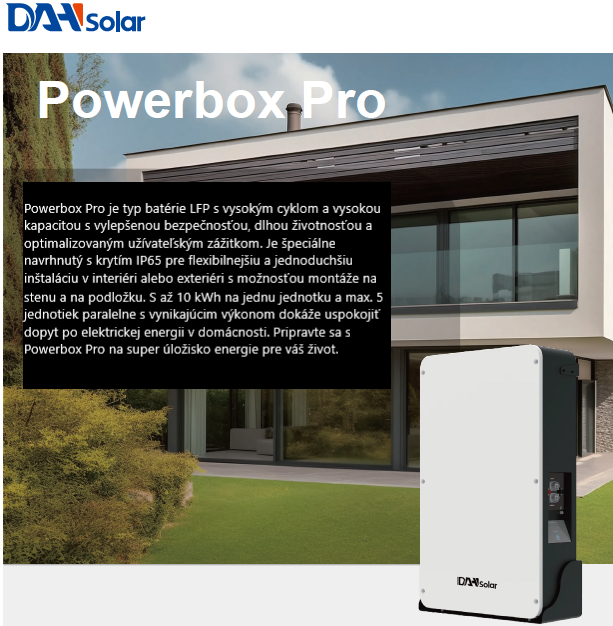 Lítiová batéria 10,24 kWh