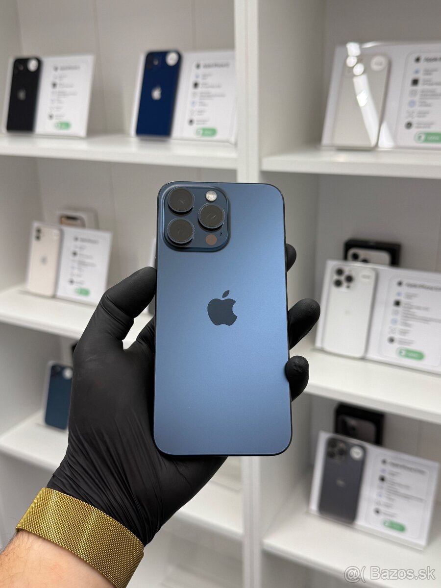 ZÁRUKA 2 ROKY / Apple iPhone 15 Pro Max 256GB Blue Titan