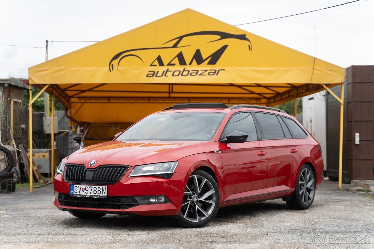 Škoda Superb Combi 2.0 TDI Sportline DSG -NEBÚRANÉ-