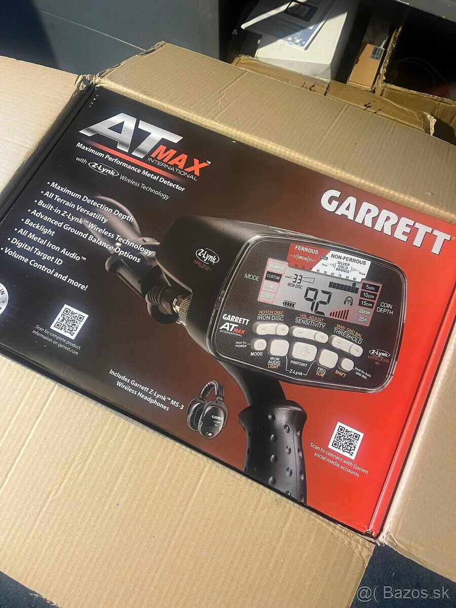 detektor kovov GARRET AT MAX Inter. + 36x28 DD cievka Reaper