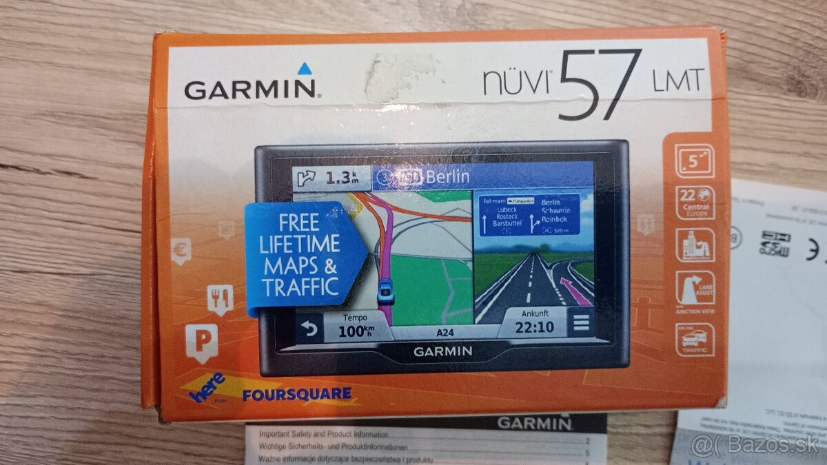 Predám navigáciu Garmin Nüvi 57 LMT