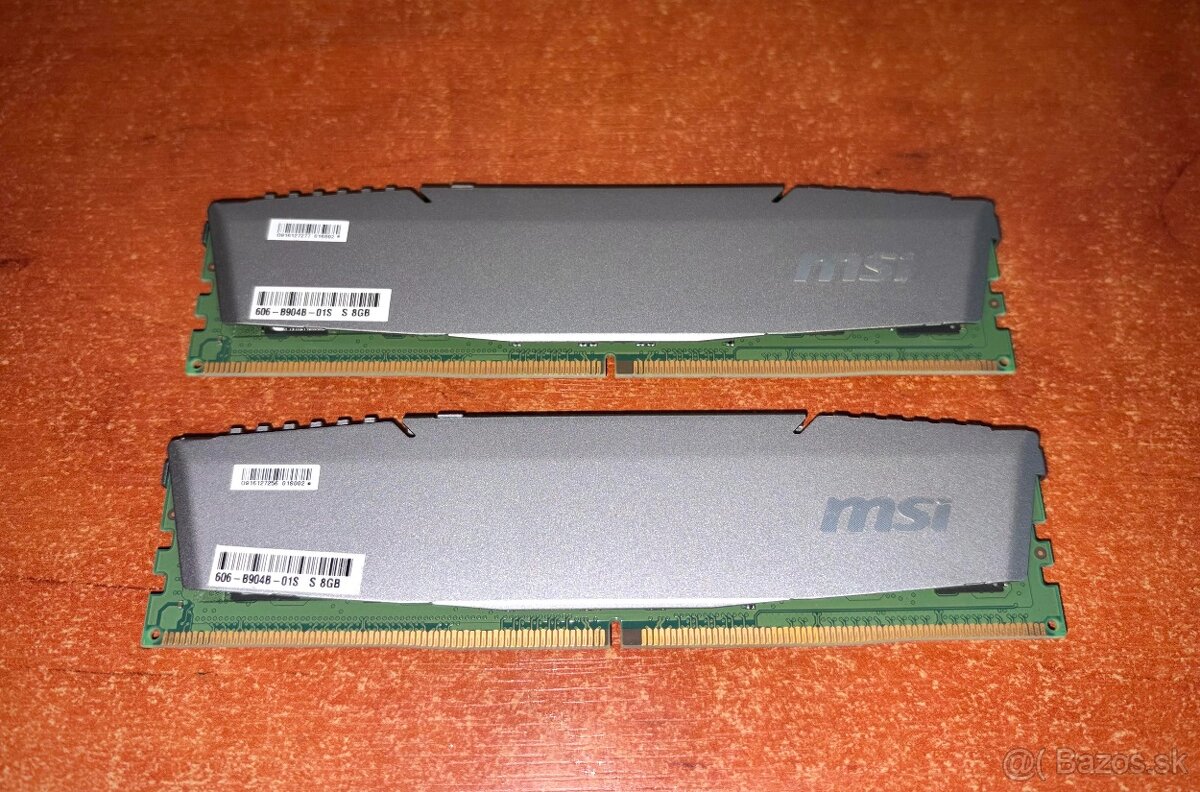 Predám MSI 2x8GB DDR5 5600MHz operačné pamäte