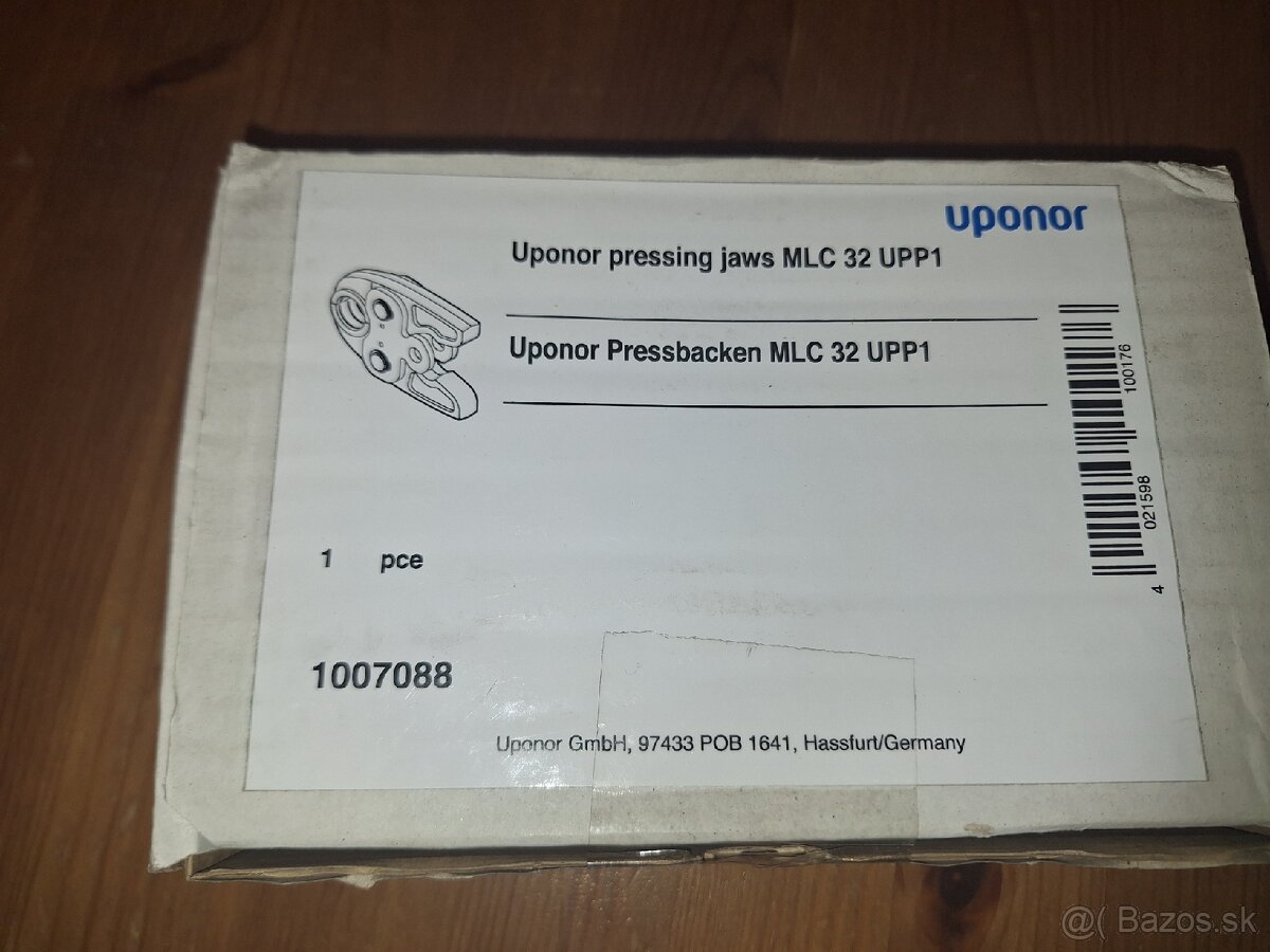 Lisovacie čeľuste Uponor 32.