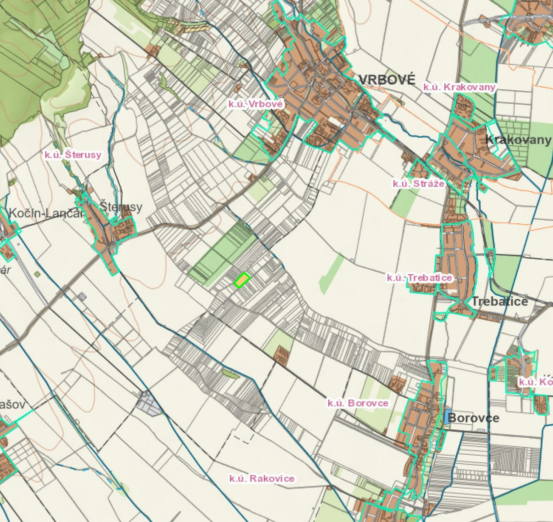 Orná pôda, k. ú. Borovce