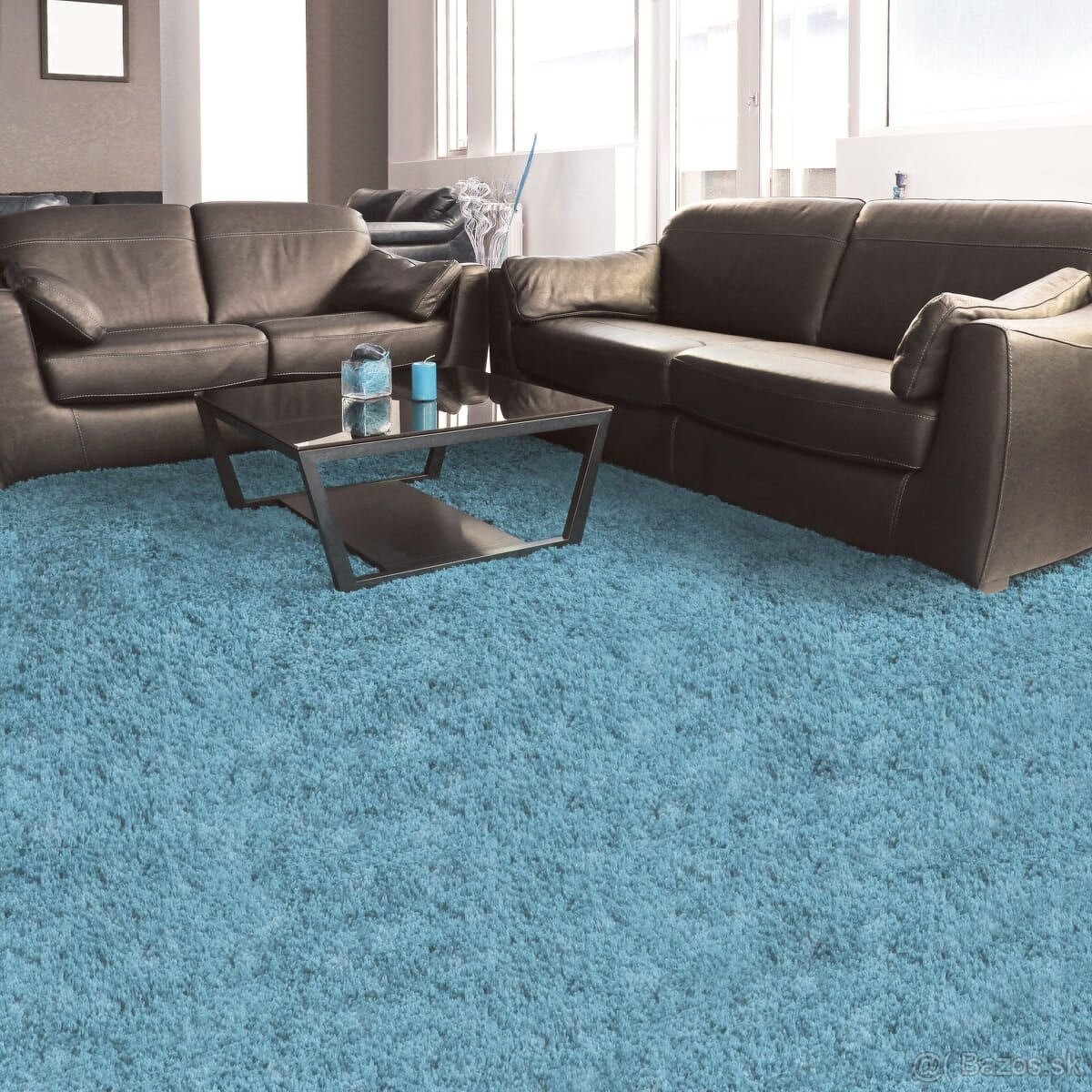 Tyrkysový koberec