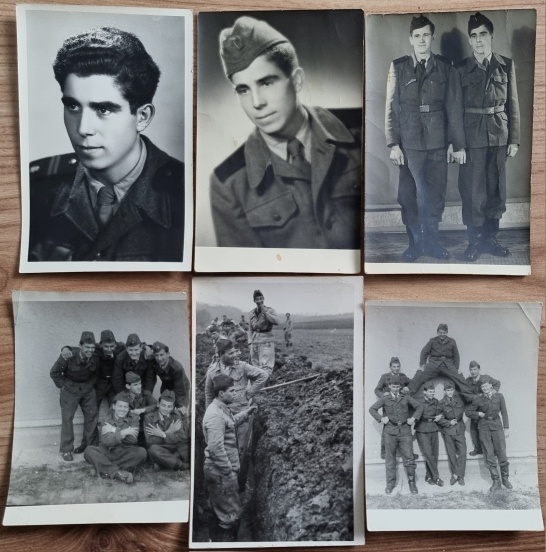 Starožitné foto vojakov - kus je po 3 eurá