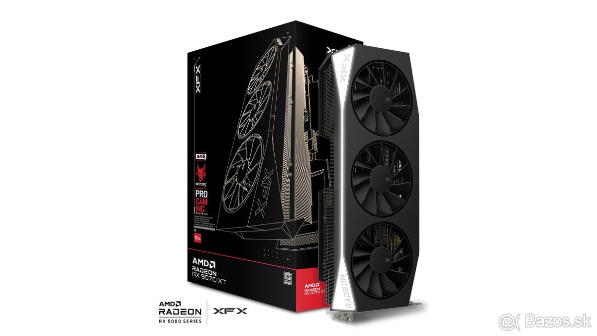 Nová XFX RX 9070 XT Mercury Gaming (nerozbalená)