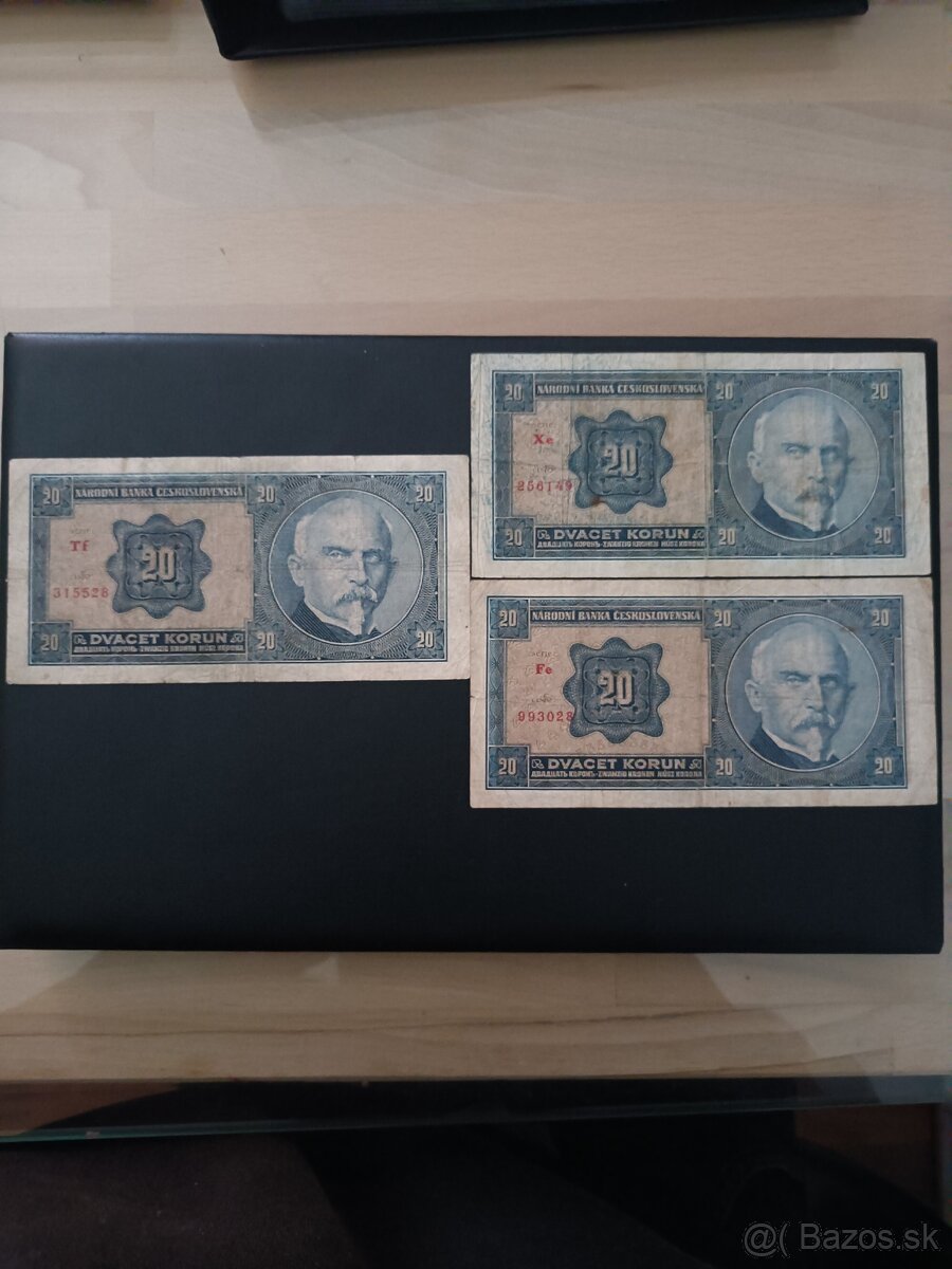 Bankovky 20kcs 1926