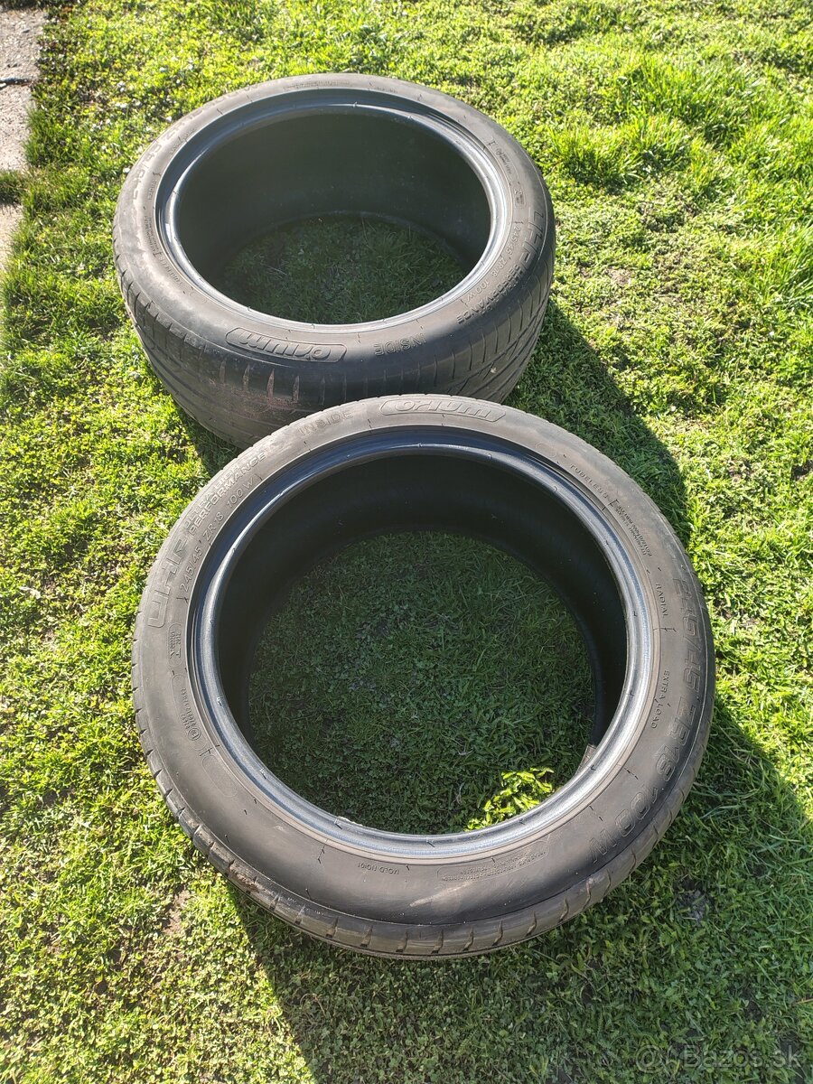 Predám letné pneumatiky 245/45r18