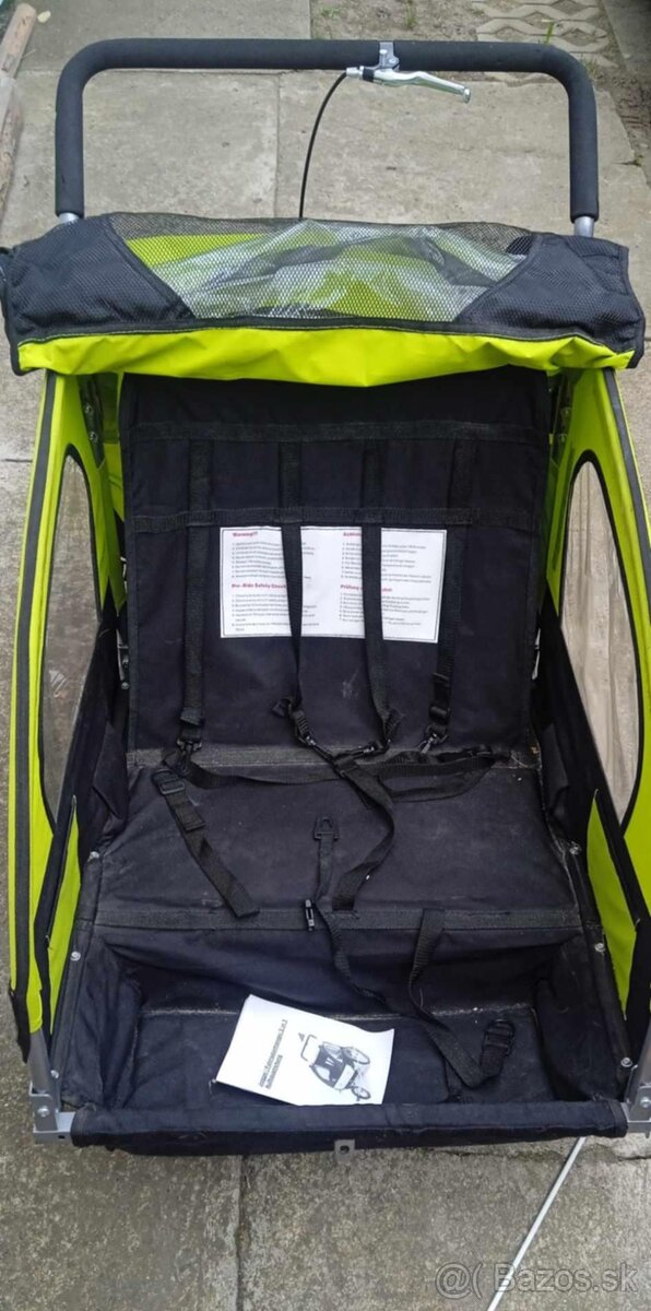 Športový kočík aj za bicykel