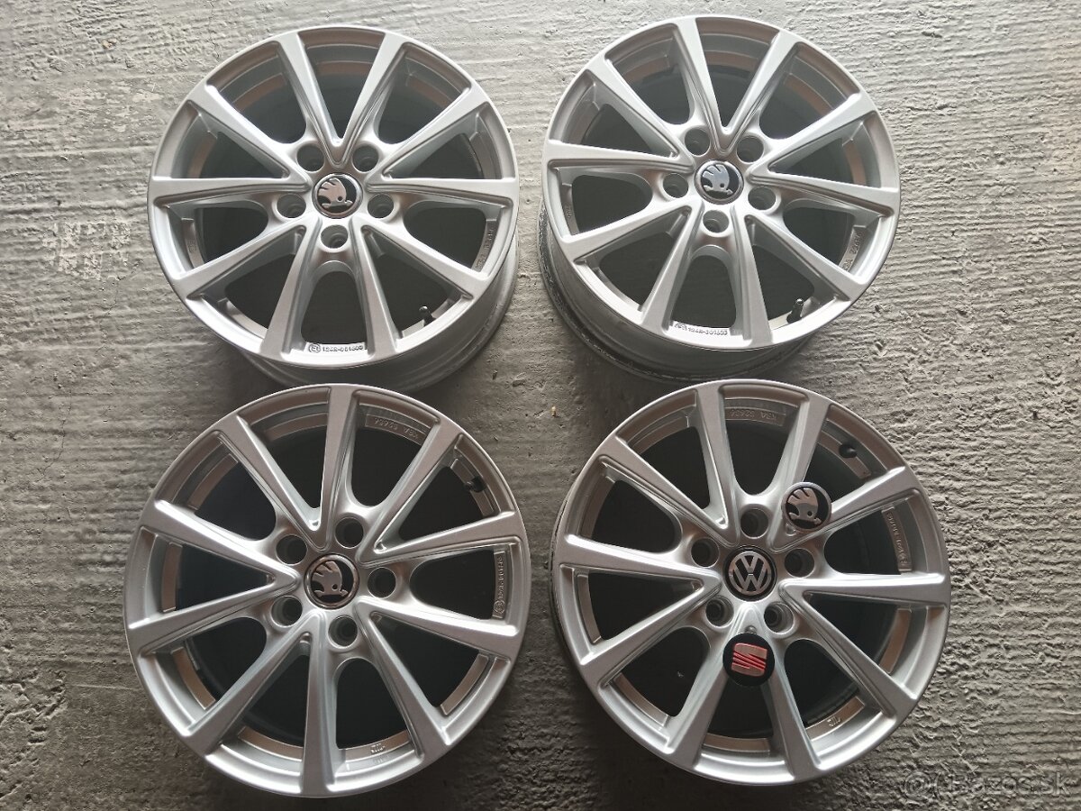 Elektróny R16 5x112 Alutec Germany Škoda Seat Volkswagen