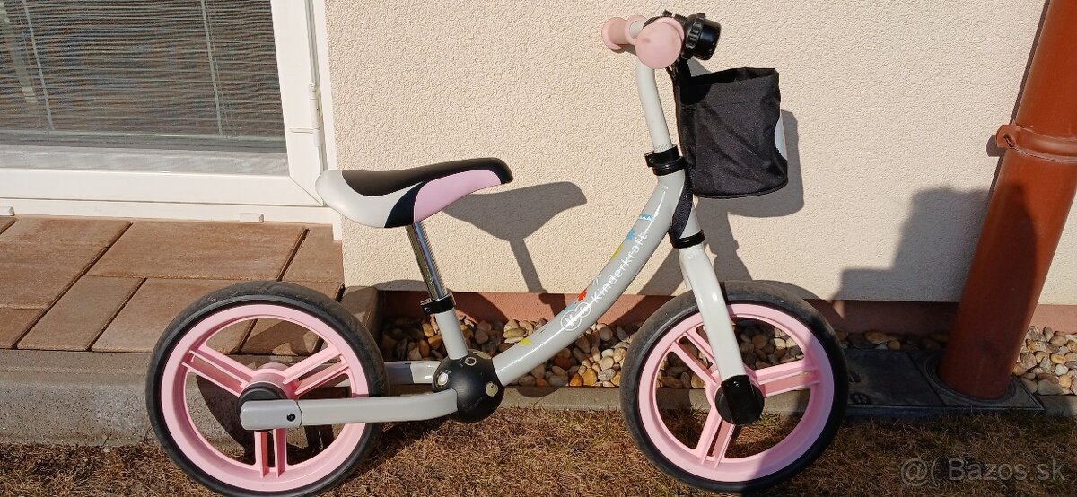 Odrážadlo KINDERKRAFT 2WAY NEXT pink/gray