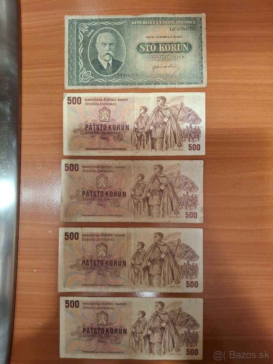 ČESKOSLOVENSKÉ BANKOVKY