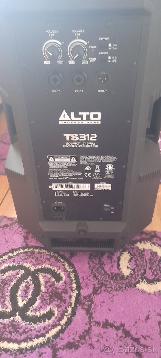 Predám aktivne reproduktory alto
