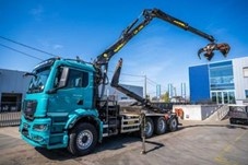 9908 MAN TGS 35.510 BL - 8x4 – Hákový nosič kontejnerů + HR-