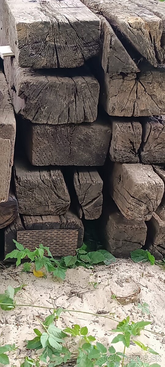 Predám masívne drevené podvaly -