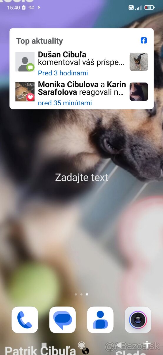 Predám čisto krvného nemeckého ovčiaka