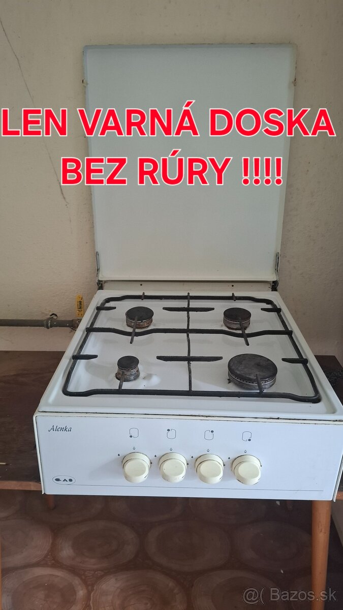 Predám plne funkčnú varnú dosku na plyn