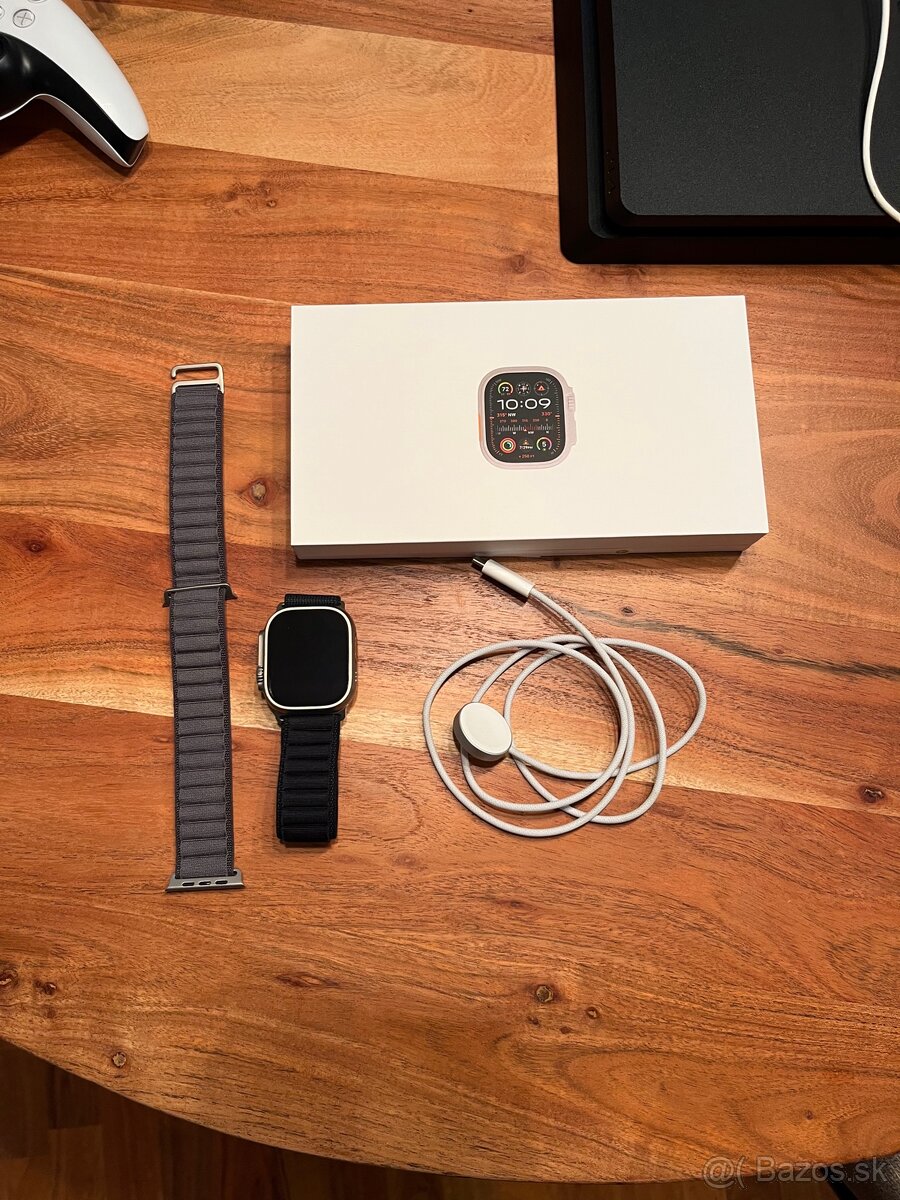 Apple Watch - Ultra 2 (100% batéria + ochranné sklo)
