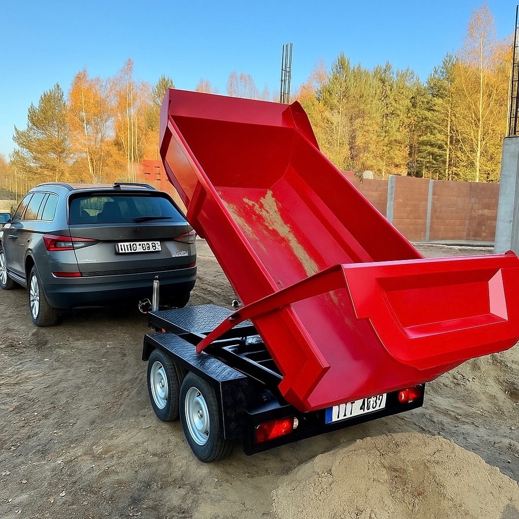 Sklápěcí přívěsný vozík do 750 kg – za auto i čtyřkolku