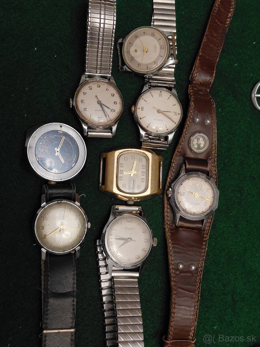 8x RUSKE.  HODINKY  150EU