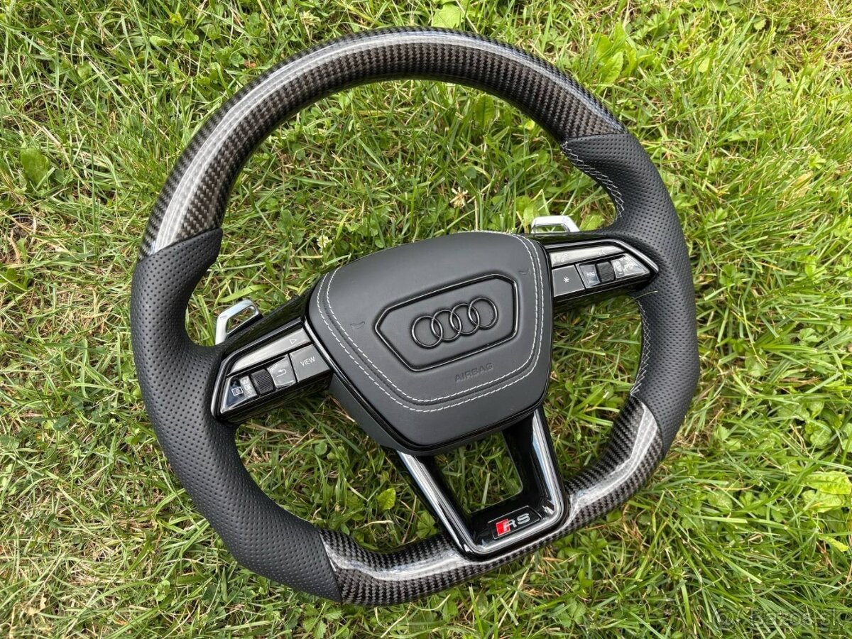 AUDI VOLANT KARBONOVY A6 A7 C8 Q8 S8 SQ8 E-TRON