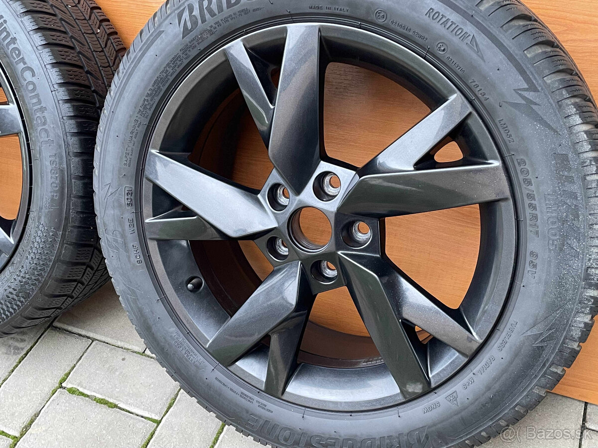 SKODA orig LYRA alu disky 205 55 R17 5x112 Skoda Superb oct