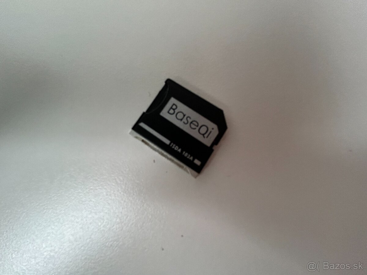 BaseQi - adapter pre MacBook na microSD - rozšírenie disku