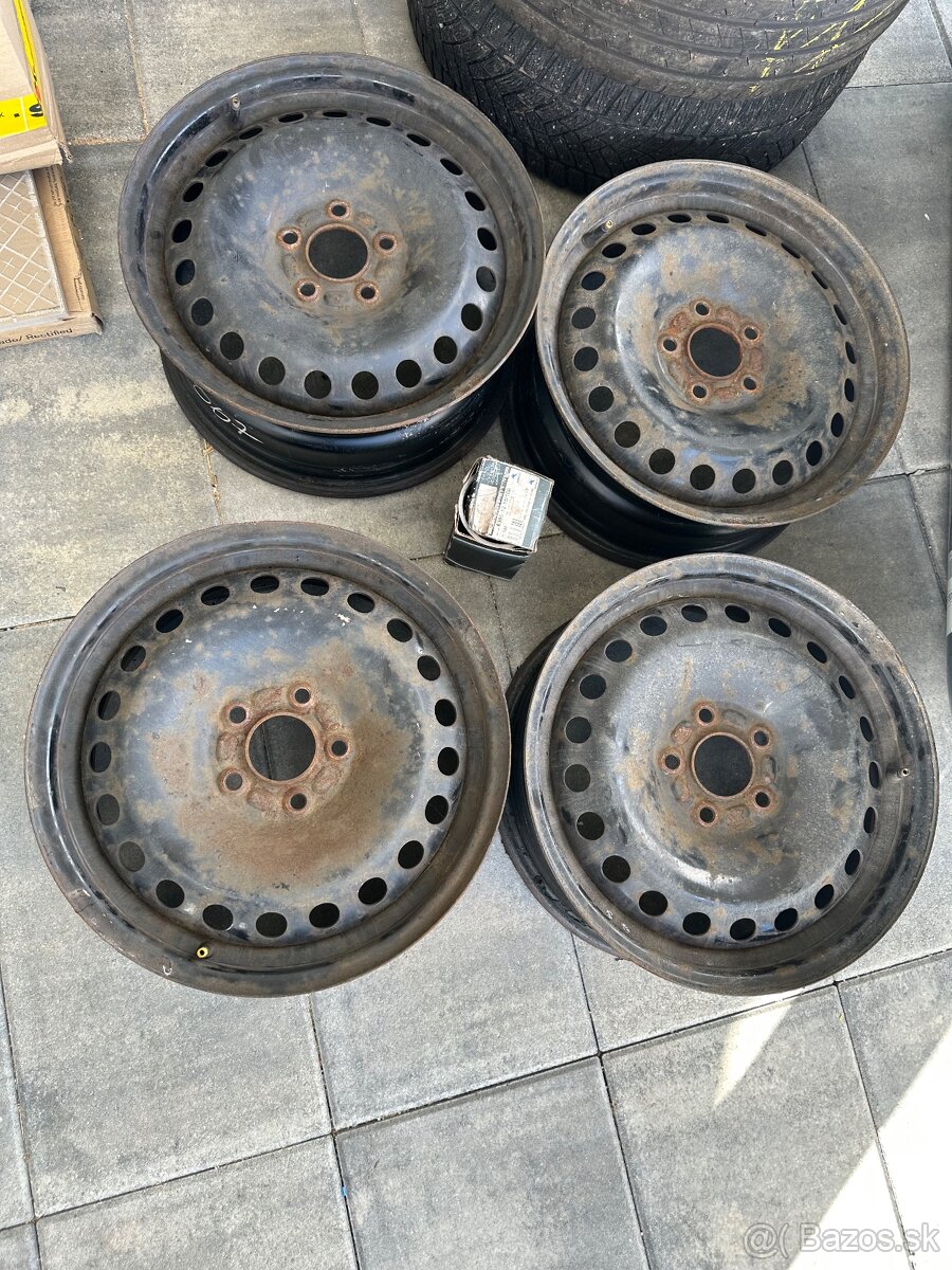4 plechove disky 16x6.5