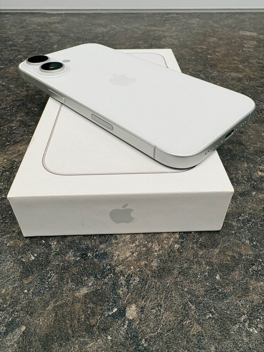 iPhone 16 128GB - ZÁRUKA, 95% batéria