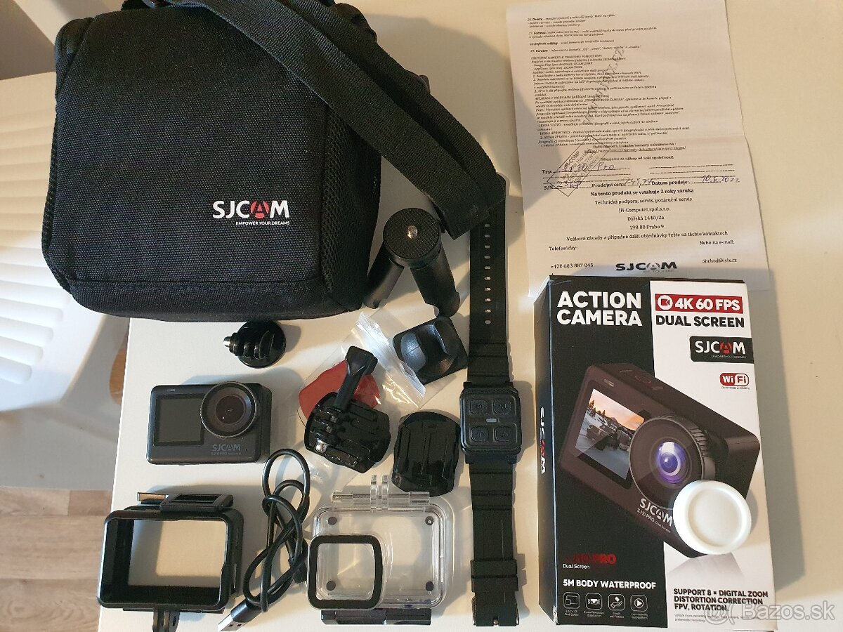 Extrémna videokamera SJ CAM 10Pro Dual.