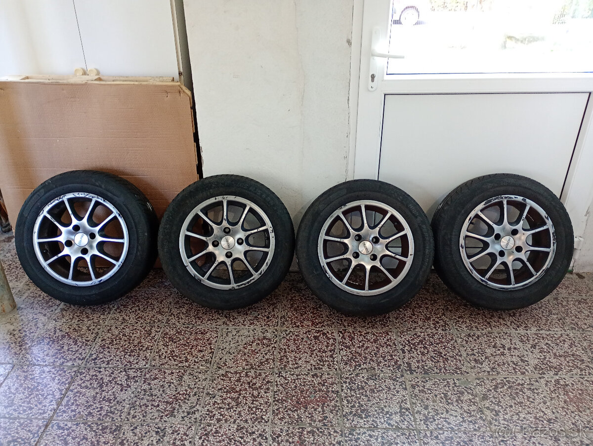 Sada letných pneumatík s alu diskami 185/65 R15 4x108