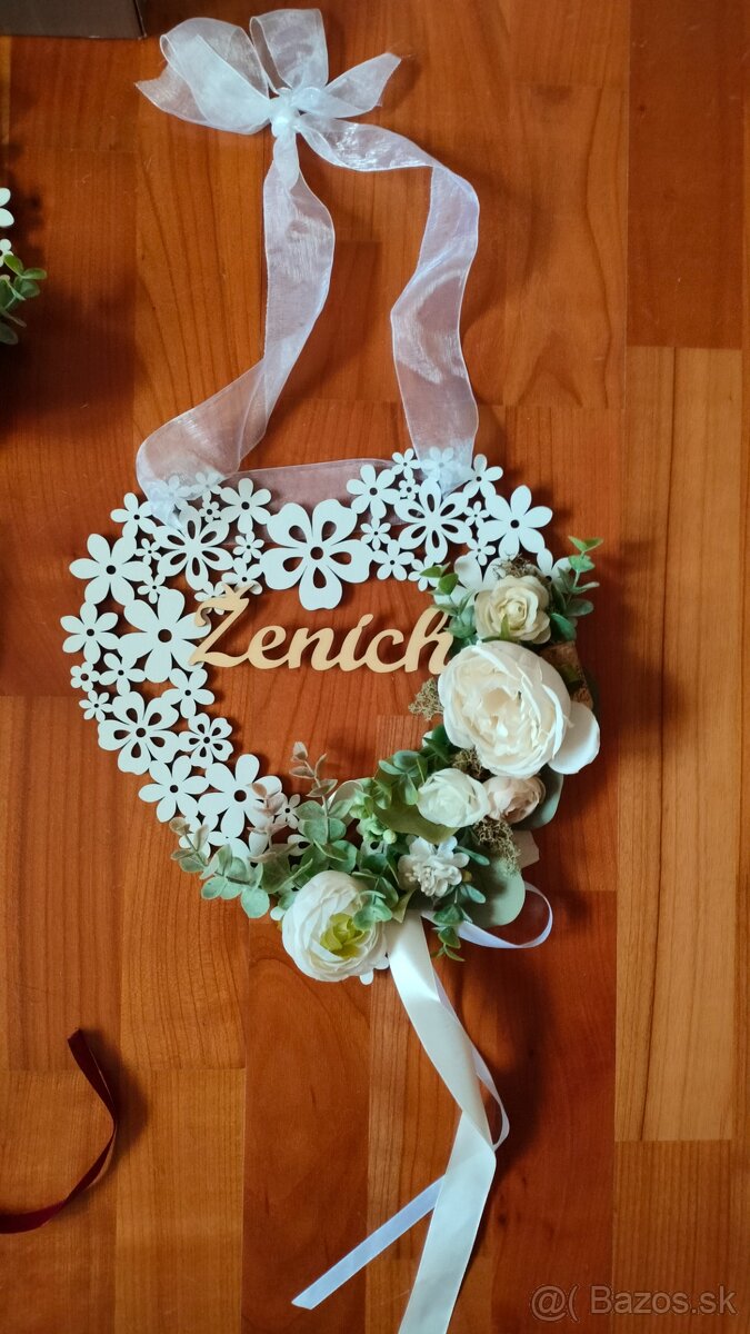 Veniec nevesta a ženích