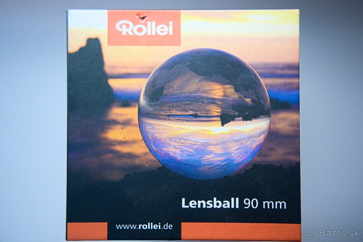 ROLLEI Lensball – fotografická guľa 90mm – TOP stav 💥