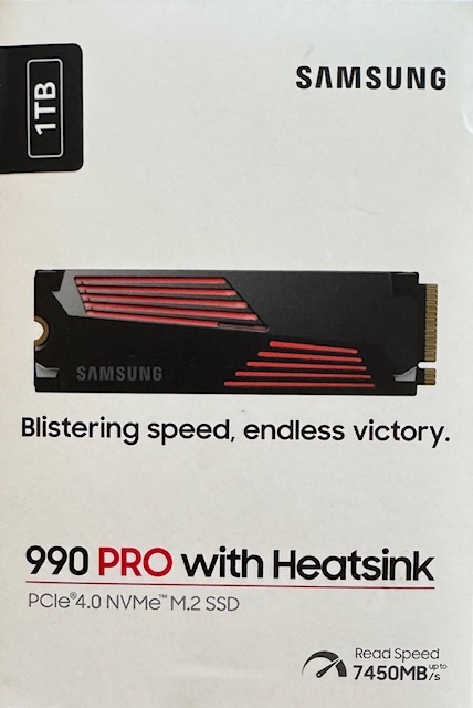 Samsung 990 PRO with heatsink