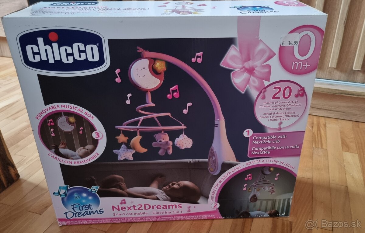 Chicco kolotoč nad postieľku