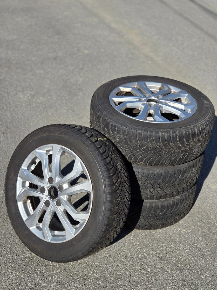 205/55 r16 zimné + hliníkové disky DEZENT 16" 5x112 ET43