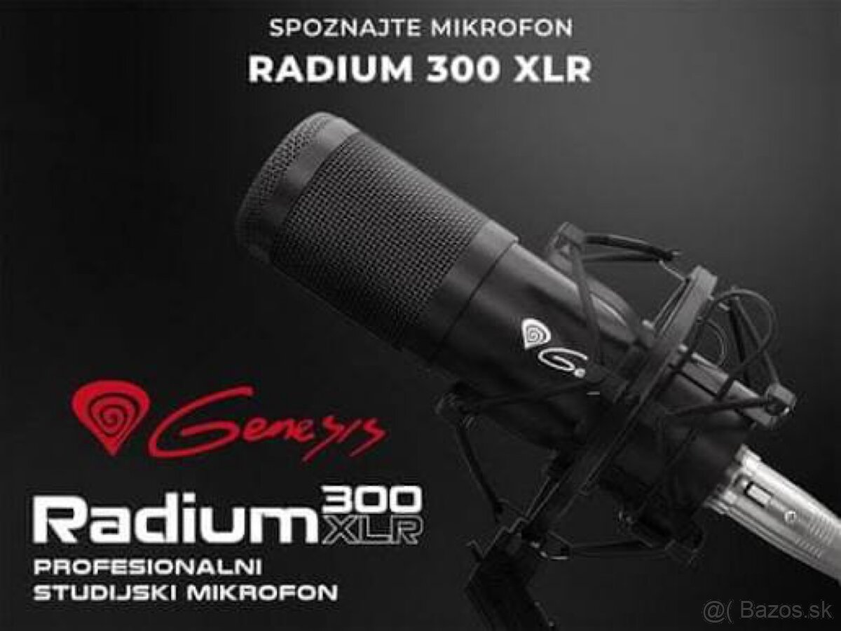 Predám mikrofón Genesis Radium 300 XLR