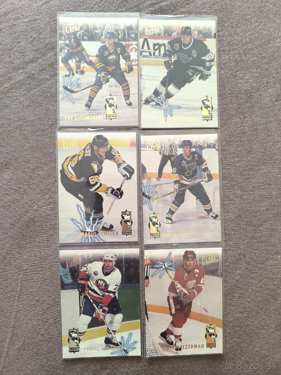 Hokejové kartičky - Ultra fleer scoring king 1993