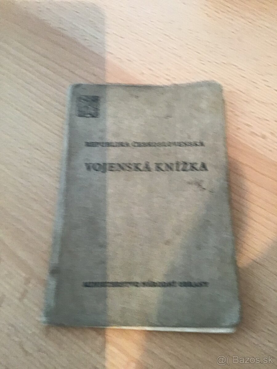 VOJENSKá KNIžKA ROK 1955
