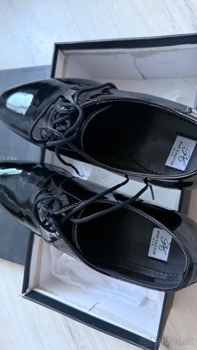 Predám pánske celokožené topánky Pat Calvin k obleku