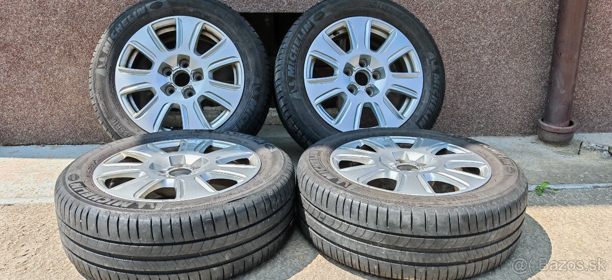 ALU Audi 5x112 a letné Michelin 205/55 R16