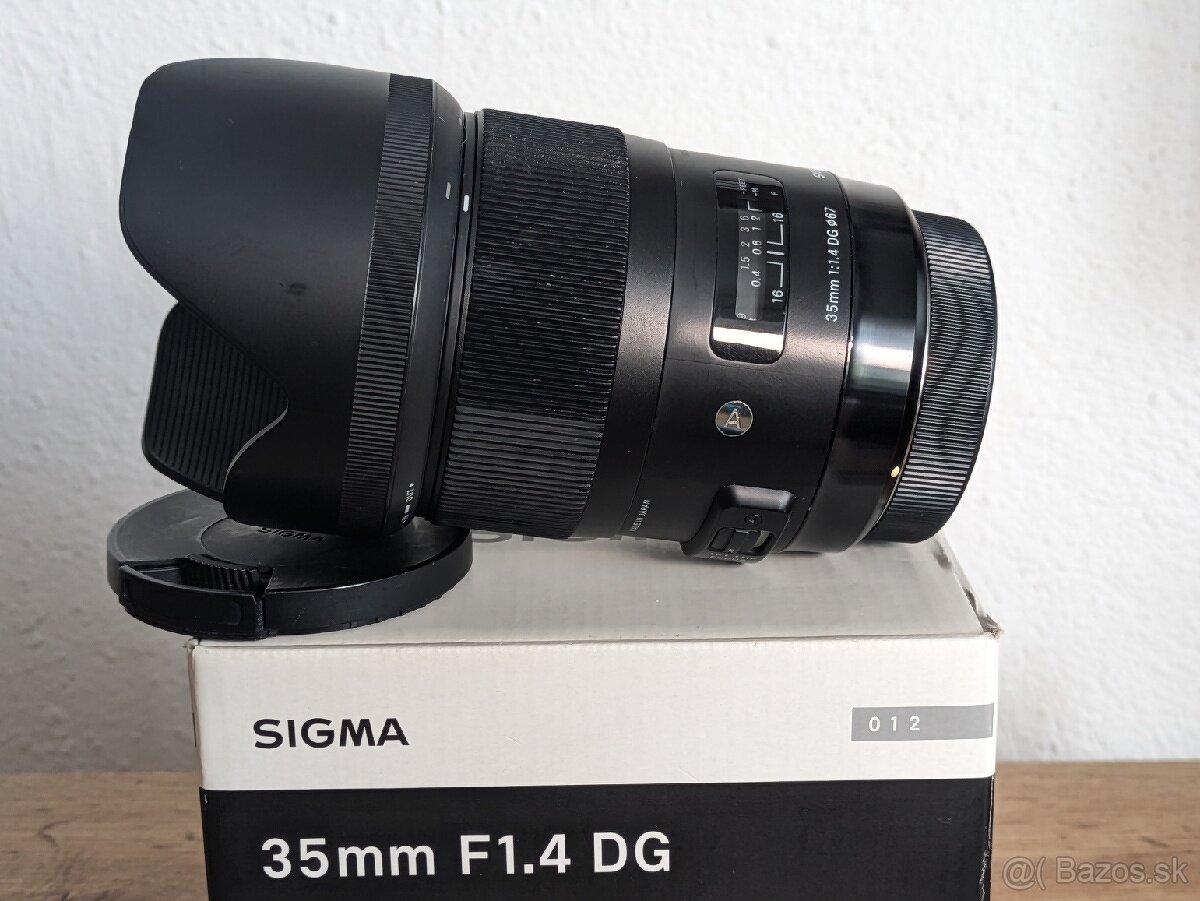 Sigma 35/1.4 DG HSM ART bajonet Canon - predaný
